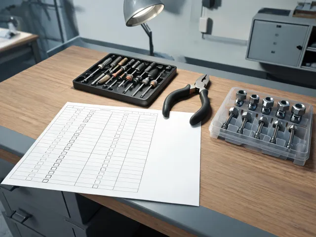 Service kit inventory review