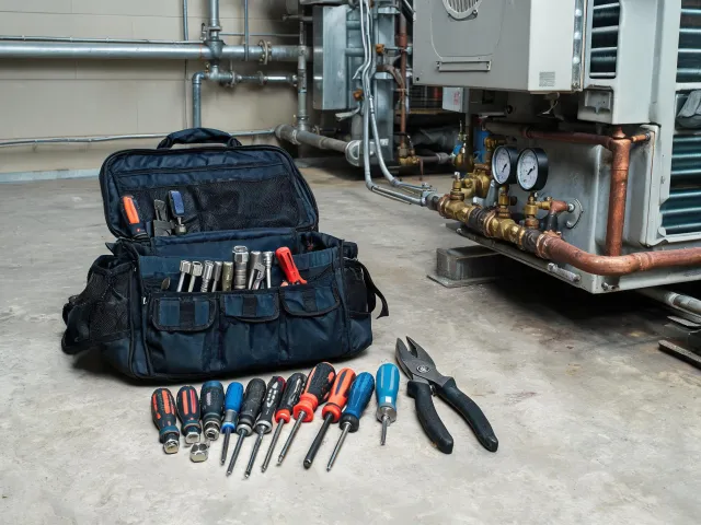 Plumbing and HVAC service tools